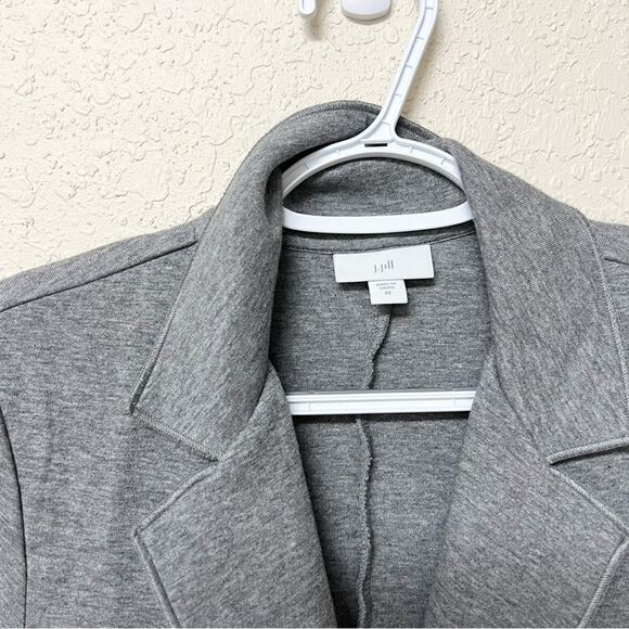 J Jill Heather Gray Size XS 3 buttons Pockets Jacket Blazer - Picture 3 of 6